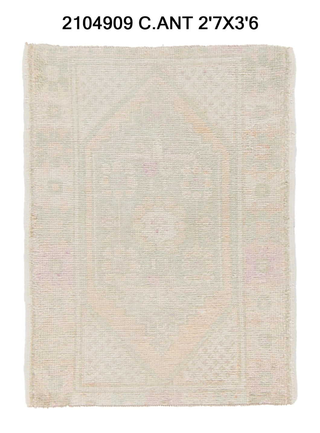 3x4 Old & Vintage Turkish Area Rug