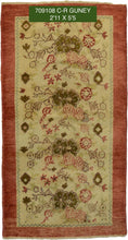 3x5 Beige & Light Coral Old & Vintage Turkish Area Rug