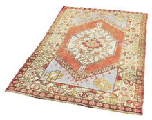 3x5 Colorful Old & Vintage Turkish Area Rug