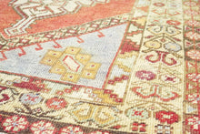 3x5 Colorful Old & Vintage Turkish Area Rug