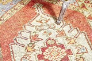 3x5 Colorful Old & Vintage Turkish Area Rug