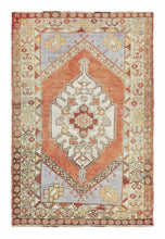 3x5 Colorful Old & Vintage Turkish Area Rug