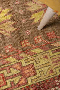 3x5 Colorful Vintage Turkish Area Rug