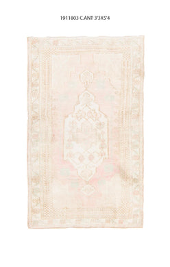3x5 Old & Vintage Turkish Area Rug