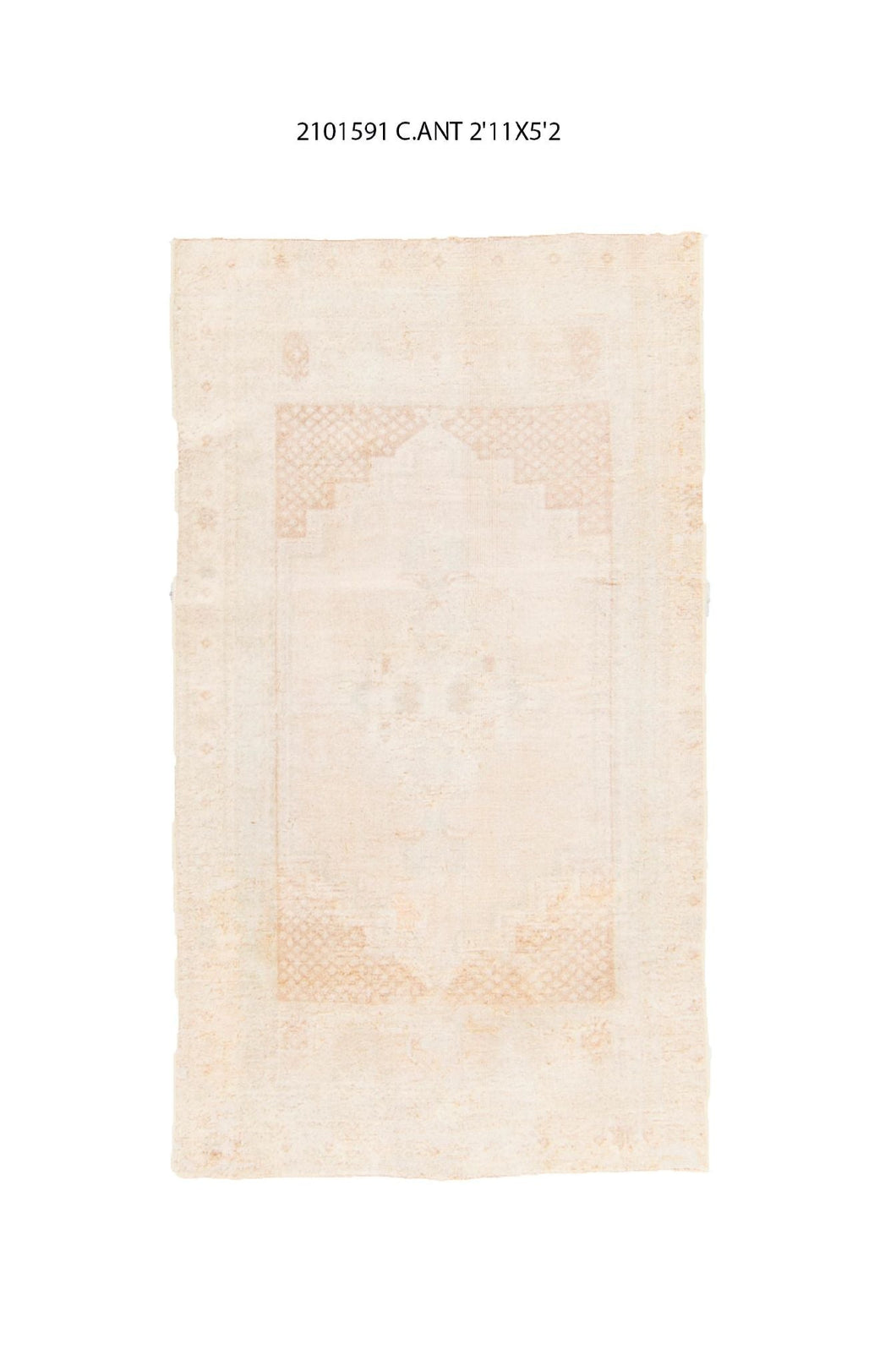 3x5 Old& Vintage Turkish Area Rug