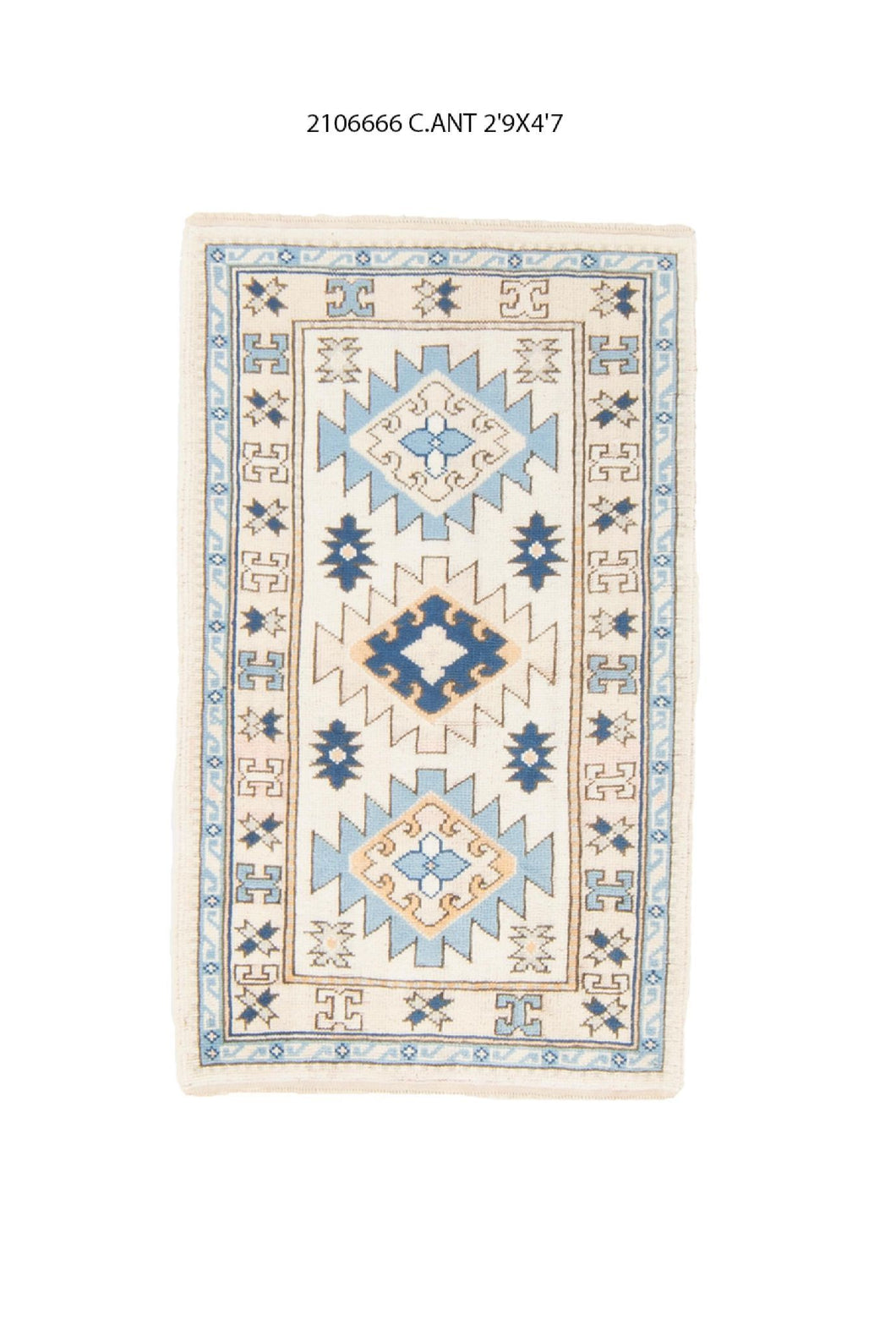 3x5 Old & Vintage Turkish Area Rug