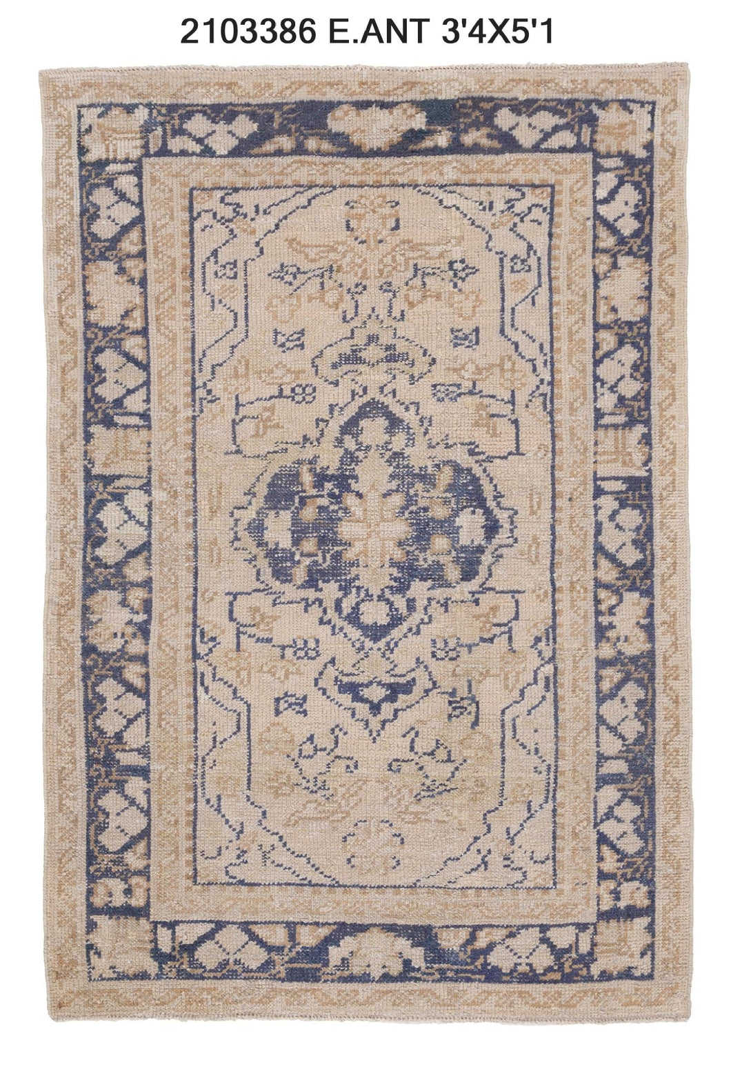 3x5 Old & Vintage Turkish Area Rug