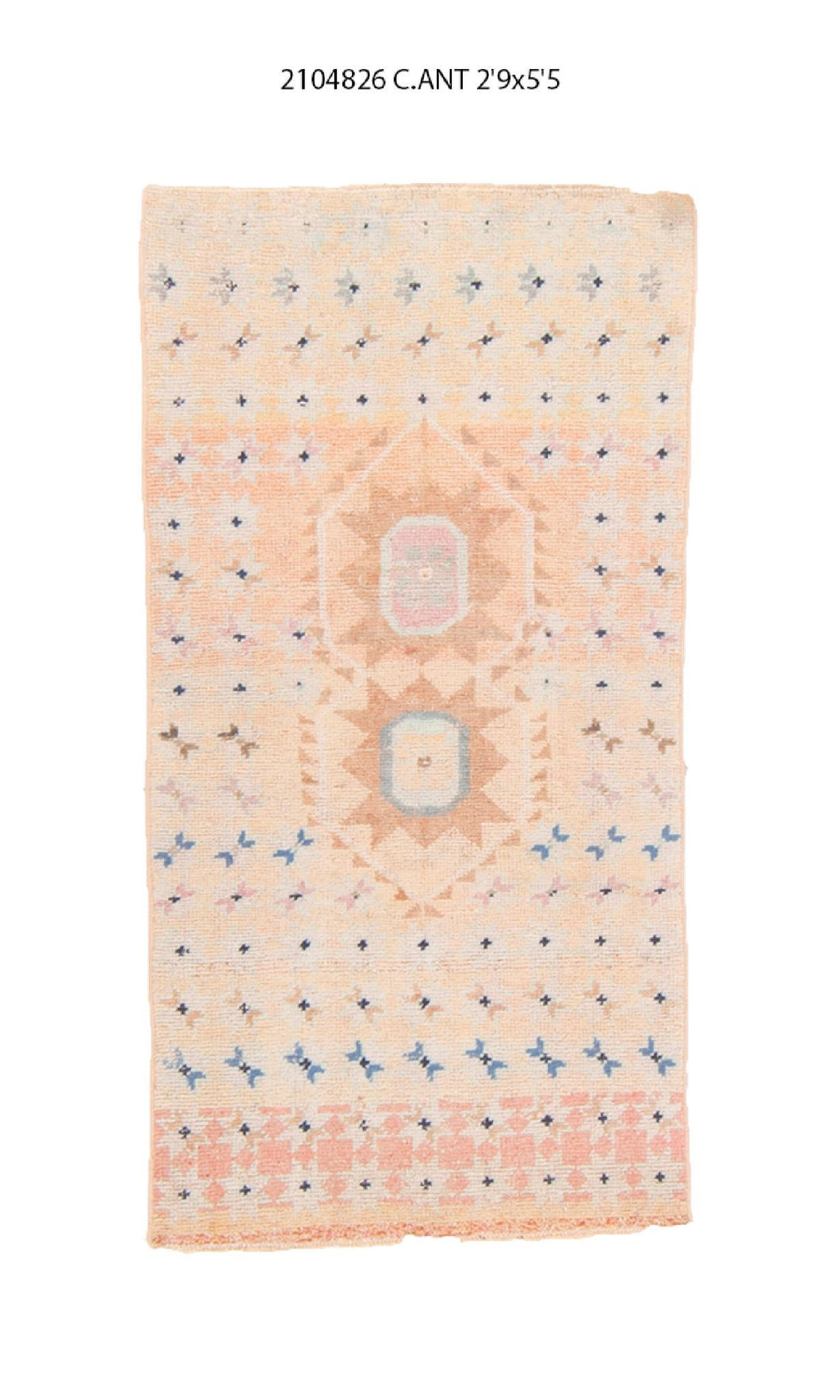 3x5 Old & Vintage Turksih Area Rug