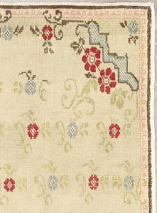 3x6 Colorful Vintage Turkish Area Rug