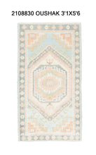 3x6 Modern Oushak Area Rug