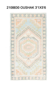 3x6 Modern Oushak Area Rug