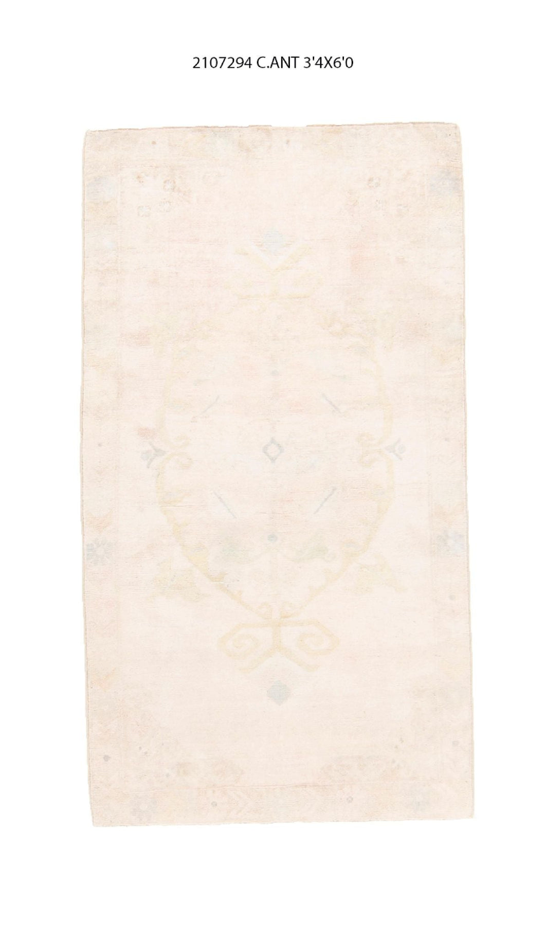 3x6 Old & Vintage Turkish Area Rug