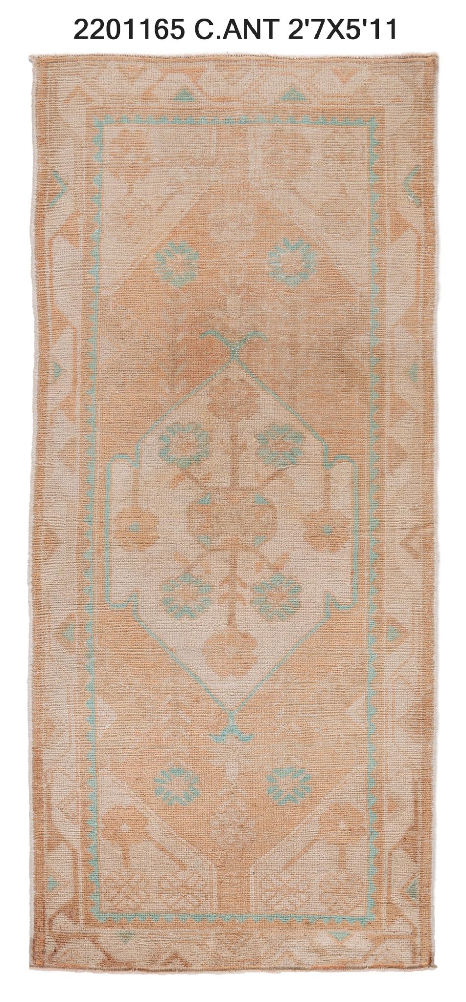 3x6 Old & Vintage Turkish Area Rug