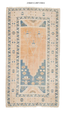 3x6 Old & Vintage Turkish Area Rug