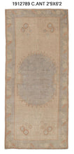 3x6 Old & Vintage Turkish Area Runner Rug