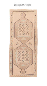 3x6 Old & Vintage Turksih Area Rug