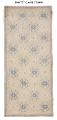 3x7 Old & Vintage Tukish Area Runner Rug