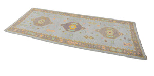 3x8 Modern Oushak Area Runner Rug