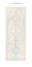 3x8 Modern Oushak Area Runner Rug