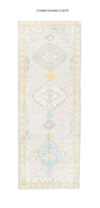3x8 Modern Oushak Area Runner Rug