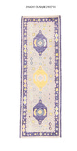 3x8 Modern Oushak Area Runner Rug
