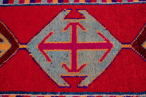 3x8 Old & Vintage Turkish Area Runner Rug