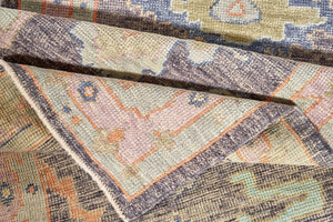 3x8 Soft Modern Oushak Runner Rug