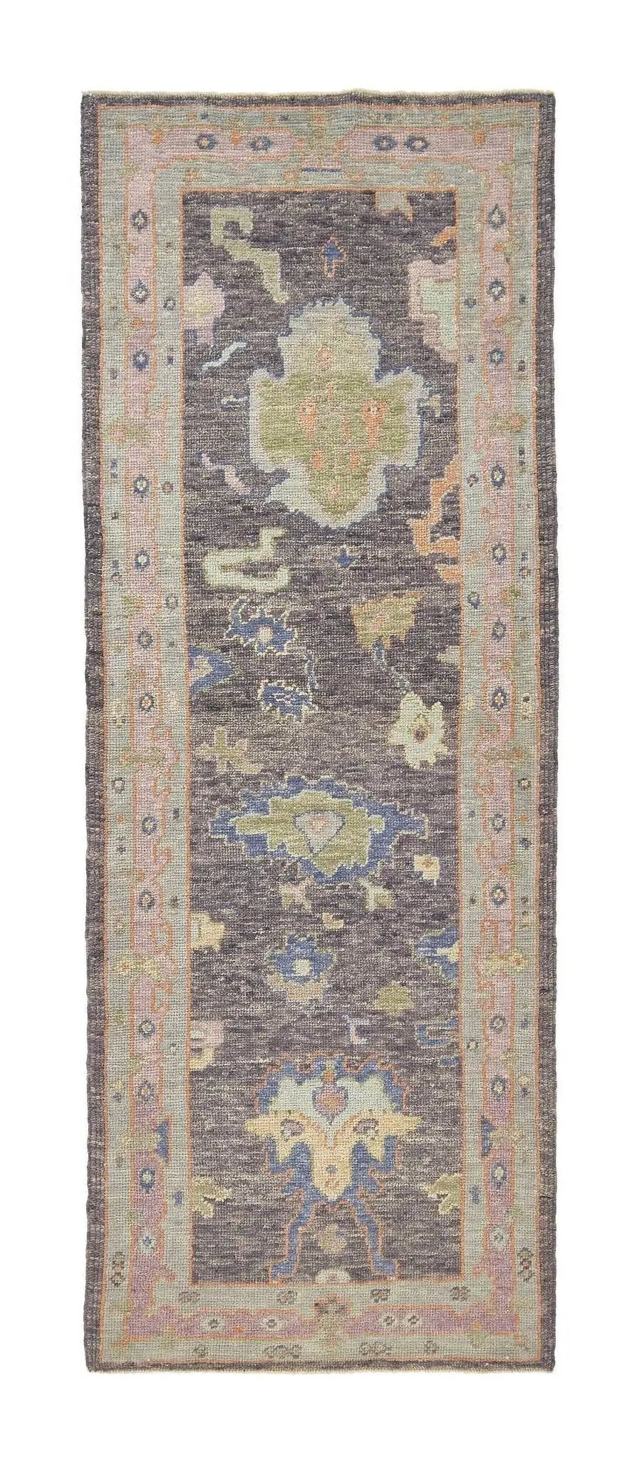 3x8 Soft Modern Oushak Runner Rug