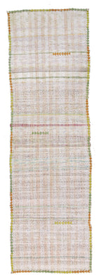3x9 Colorful Vintage Turkish Runner Rug