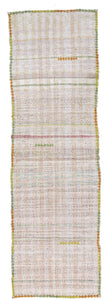 3x9 Colorful Vintage Turkish Runner Rug