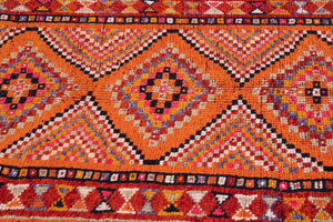 3x9 Old & Vintage Turkish Area Runner Rug