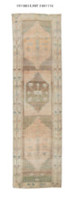 3x9 Old & Vintage Turkish Area Runner Rug