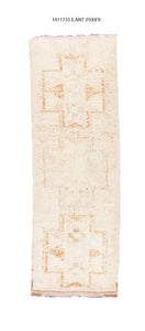 3x9 Old & Vintage Turkish Area Runner Rug