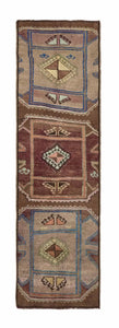 3x9 Old & Vintage Turkish Area Runner