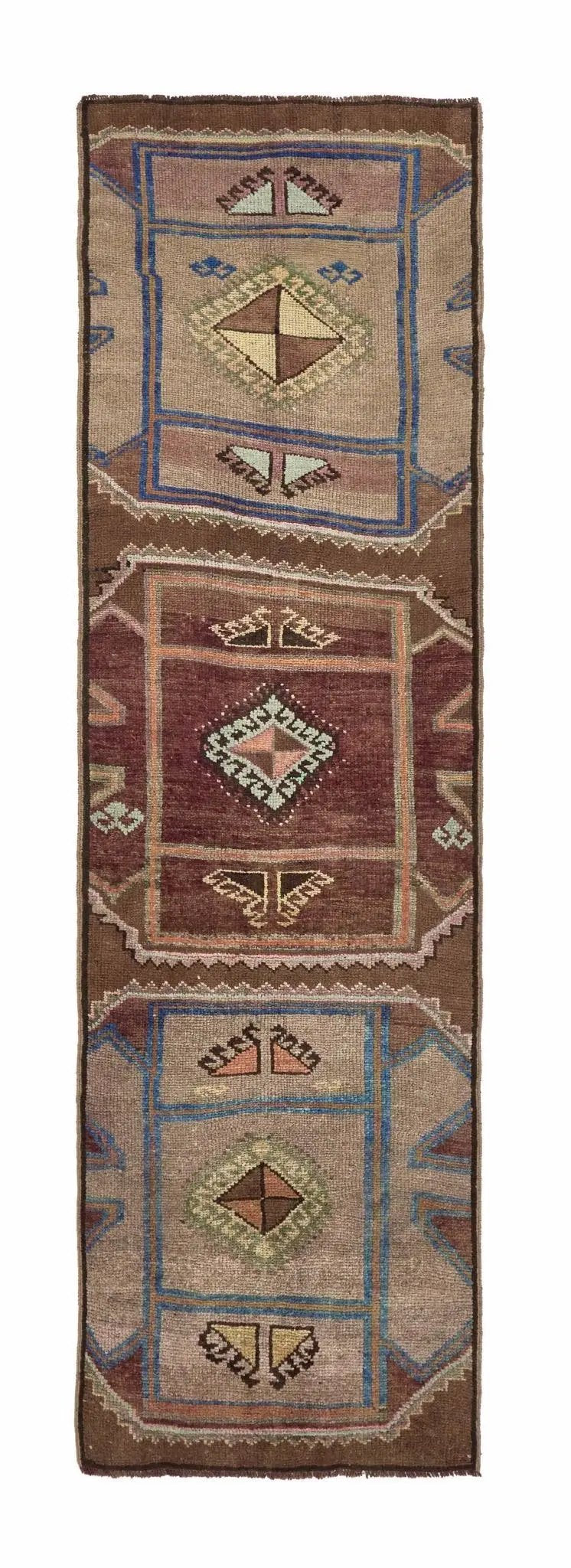 3x9 Old & Vintage Turkish Area Runner