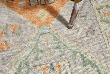 3x9 Soft Modern Oushak Runner Rug