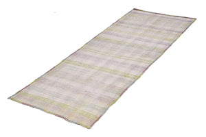 3x9 Yellow Vintage Turkish Runner Rug