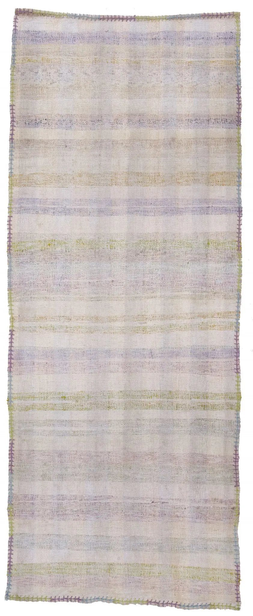 3x9 Yellow Vintage Turkish Runner Rug