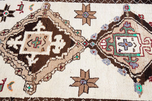 4x10 Old & Vintage Turkish Area Runner Rug