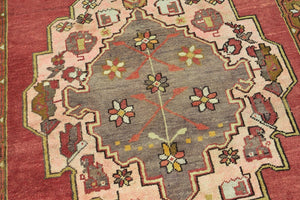 4x11 Colorful Old & Vintage Turkish Area Rug