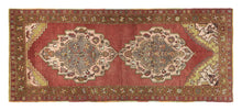 4x11 Colorful Old & Vintage Turkish Area Rug