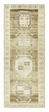 4x11 Colorful Old & Vintage Turkish Runner Rug