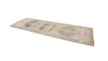 4x11 Old & Vintage Turkish Area Runner Rug