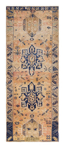 4x12 Colorful Old & Vintage Turkish Area Rug