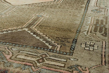 4x13 Colorful Old & Vintage Turkish Runner Rug