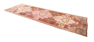 4x13 Old & Vintage Turkish Area Runner Rug