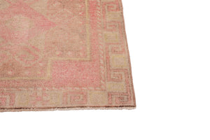 4x13 Old & Vintage Turkish Area Runner Rug