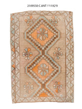 4x3 Old & Vintage Turkish Area Rug