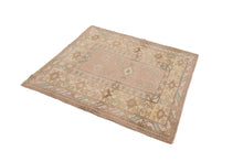 4x4 Old & Vintage Turkish Area Rug