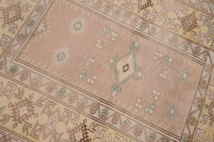 4x4 Old & Vintage Turkish Area Rug